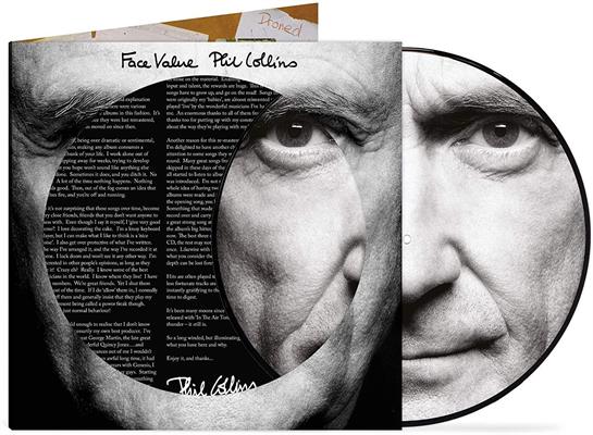 PHIL COLLINS -FACE VALUE *PICTURE DISC*