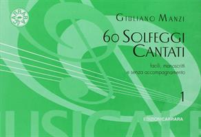 MANZI G.-60 SOLFEGGI CANTATI VOL 1