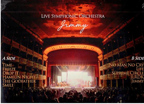 JIMMY SAX -LIVE SYMPHONIC ORCHESTRA *VINILE COLORATO ROSSO*