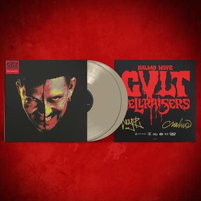 SALMO -CVLT - HELLRAISERS *VINILE COLORATO ORO AUTOGRAFATO*