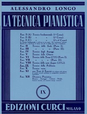 LONGO A.-TECNICA PIANISTICA VOL 9 POLIFONIA