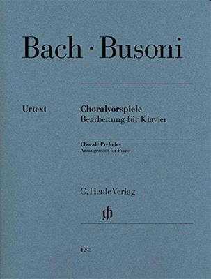 BUSONI/BACH -PRELUDI PER CORALI D'ORGANO *HENLE*